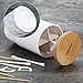 Automatic Pop-up Cotton Bud Swabs Toothpick Holder Dispenser Case Q-tips Holder Storage Organizer Box Home Hotel Decoration