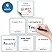 Refrigerator Magnet Inspirational Positive Gifts | Large Motivational Quotes Magnets | Get Inspired & Stay Motivated! | Dry Erase Board | Set of 6 | 4” Square | Daily Motivation/Happiness/Positive