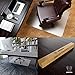 Desk Chair Mat for Carpet - Heavy Duty | Unbreakable Vinyl Floor Protector for Low-Pile Carpet,Thick 48