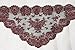 Wine Black Spanish Style Mantillas Veil Mantilla Catholic Church Chapel Scarf Lace Mass Latin Large-WineBSP