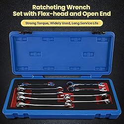 Anbull Fixed Head Tubing Ratchet Open End Wrench