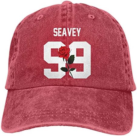 Amerltees Daniel 99 Seavey Unisex Vintage Washed Distressed Baseball-Cap Twill Adjustable Dad-Hat Black