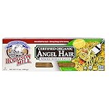 Hodgson Mill Organic Whole Wheat Angel Hair Pasta, 12- ounce (Pack of 12),Whole Grain Pasta, Wholesome and Delicious with Tomato Sauce, Health Conscious Substitute for Refined White Pasta