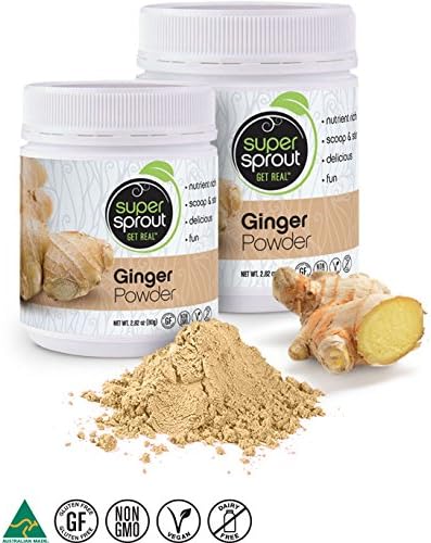 Super Sprout Ginger Powder - 80 Grams (2.82 Ounces)