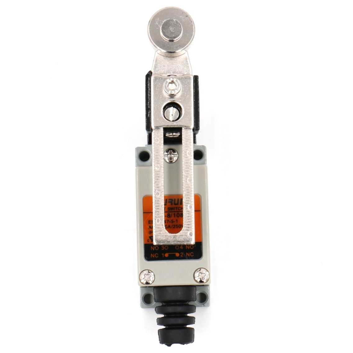 Heschen Limit switch Z-8/108 Adjustable Roller Lever 5A 250VAC SPDT Momentary CE listed IP 65 for CNC Mill Plasma - Image 4