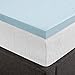 Best Price Mattress 2.5 Inch Ventilated Memory Foam Mattress Topper, Cooling Gel Infusion, CertiPUR-US Certified, Twin XL,Blue