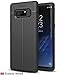 BAISRKE Galaxy Note 8 Case, Slim Fit Soft Silicon Shockproof Luxury Imitation Leather Striae Design Protection Cover for Samsung Galaxy Note 8 [Black]