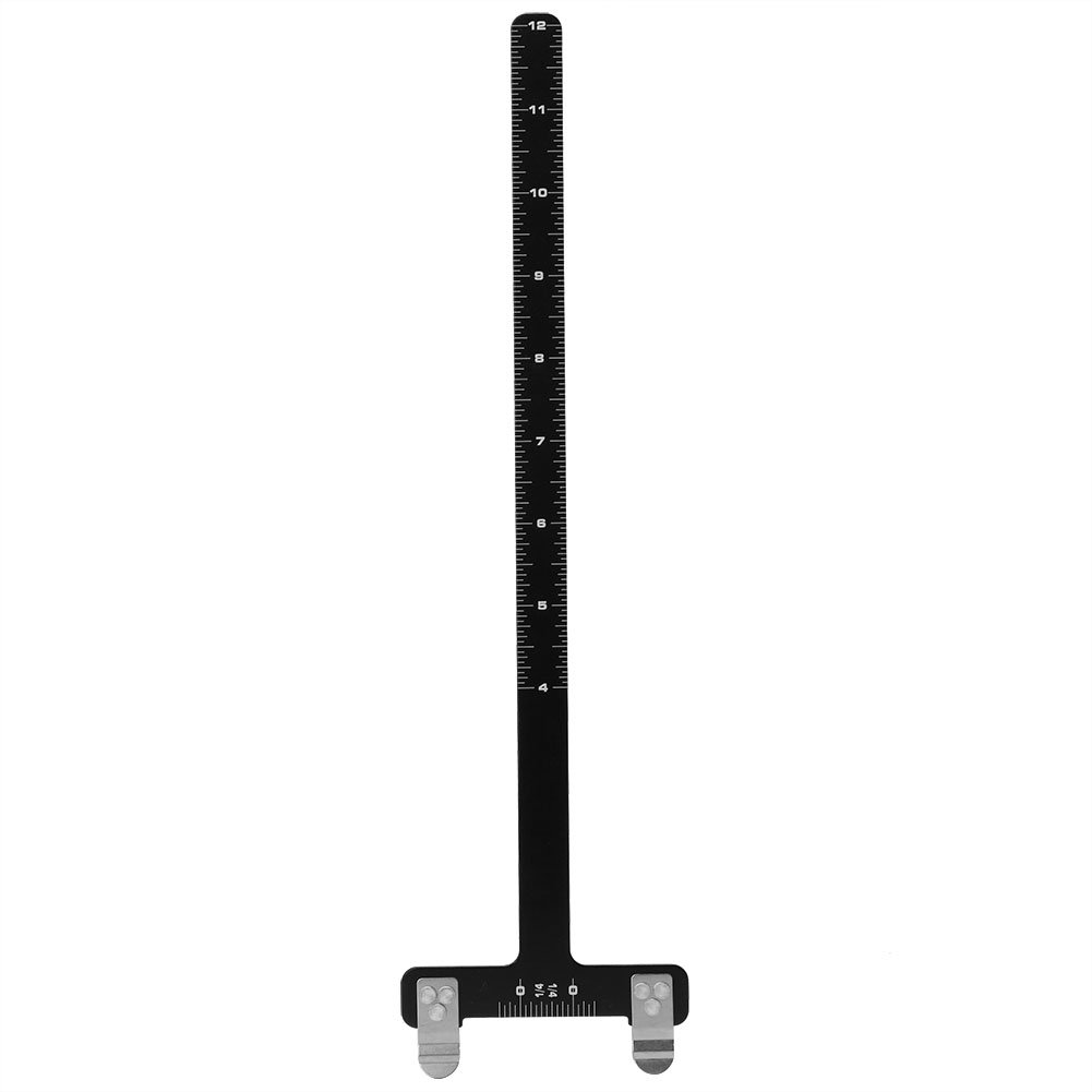 KIMISS Stainless Steel Bow, Archery Shooting Accessory T Square for T Square Ruler Bow (Black) (Black)