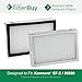 FilterBuy 2 - Kenmore EF-2 86880 Exhaust Vacuum HEPA Filters. Designed by to replace Sears Kenmore Part # 20-86880 (86880), 40320, EF2, 610445. Also replaces Panasonic MC-V194H.