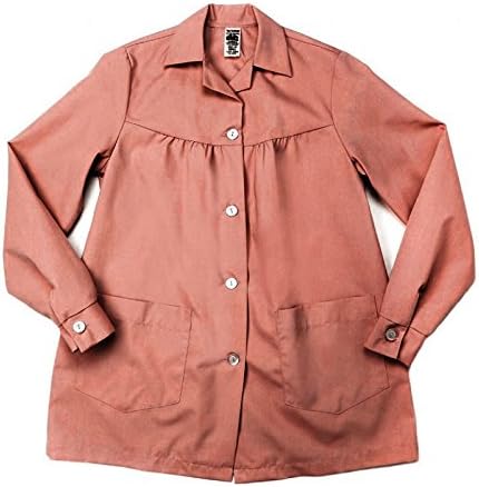 Pinnacle Textile ASDC 5.25 OZ POPLIN 65/35 Polyester/Cotton, ARTIST SMOCK-3X-Large-Cherry Red