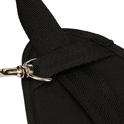 Soft Comfortable Cuffs for Ankle and Hand Wrist - Fits Almost Any Size Mattress Bed Strap Set Kit with Neck Pillow(Black)