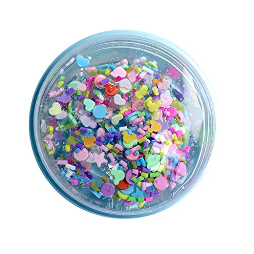 Insaneness Xmas Toy-Non-Toxic Clear Slime Cute Candy Fimo Kids Relief Stress Toys (Multicolor)