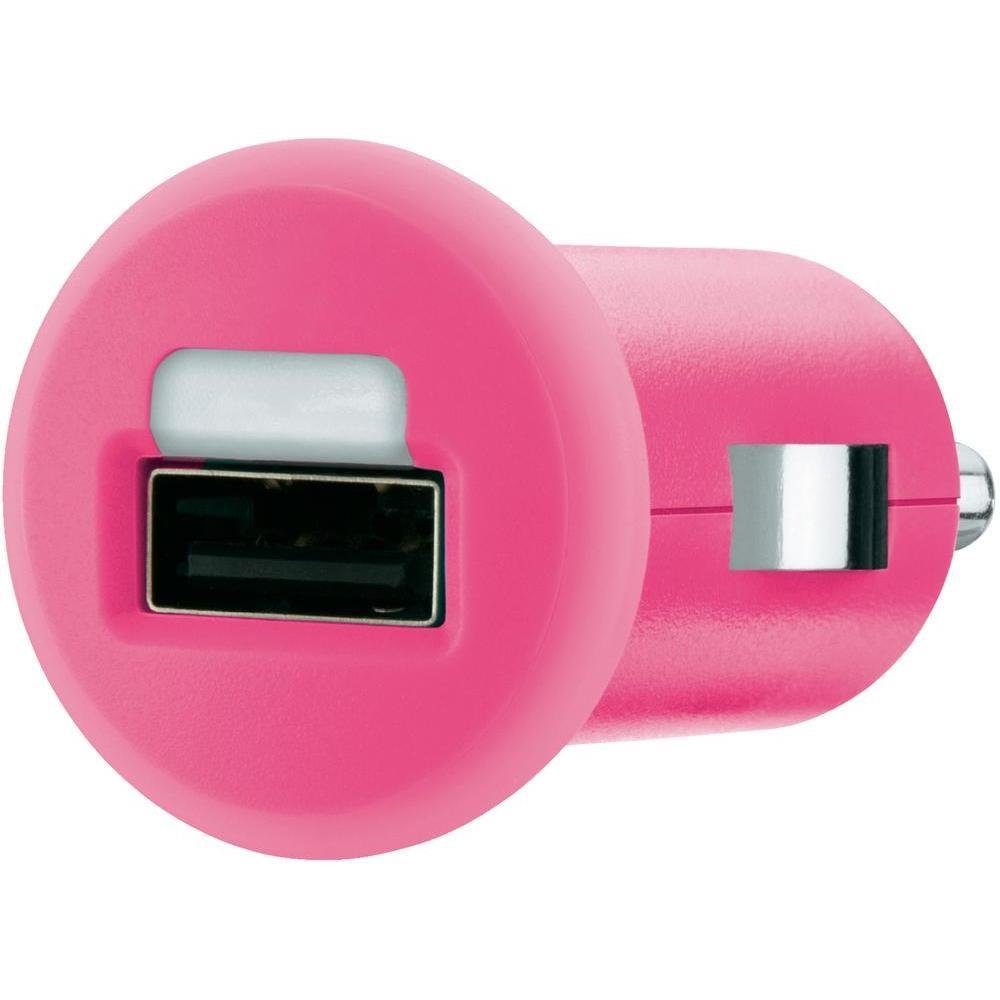Belkin 1A USB Micro Car Charger - Pink