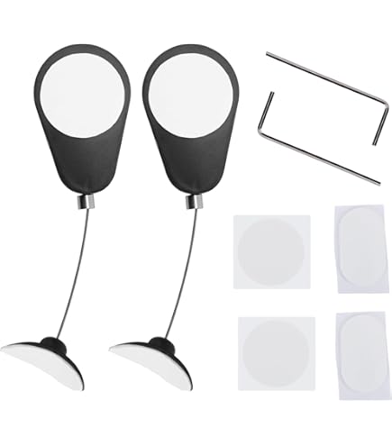 2-Pack Retractable Remote Control Leash Locks - 4.92ft Security Cable For TV/Gaming Remotes (with Adhesive)