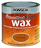 Ronseal DHFWNO25L 2.5L Diamond Hard Floor Wax - Natural Oak