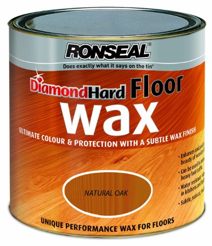 Ronseal DHFWNO25L 2.5L Diamond Hard Floor Wax - Natural Oak