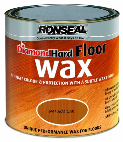 Ronseal DHFWNO25L 2.5L Diamond Hard Floor Wax - Natural Oak