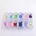 Newest Nail Art Dry Hydrangea Flower Decoration Set Fashion Acrylic Gel Nail Art Accessory (Clear with Dry Flower)