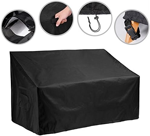 53-inch Outdoor Bench Cover Water Resistant Patio Bench Cover Durable Patio Furniture Sofa Loveseat Cover
