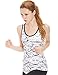 icyzone Workout Yoga Fitness Sports Racerback Tank Tops For Women