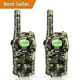 Kids Walkie Talkies, UOKOO Walkie Talkies for Kids 22 Channel FRS/GMRS Two Way Radio Up to 3KM UHF Handheld Walkie Talkies, Toys for 5-year old Boys, Gifts for 7-year Old Boys and Girls