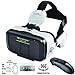 VR Headset Virtual Reality Headset 3D Glasses with 120°FOV, Anti-Blue-Light Lenses, Stereo Headset, for All Smartphones with Length Below 6.3 inch Such as iPhone & Samsung HTC HP LG etc.