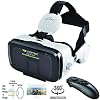 VR Headset Virtual Reality Headset 3D Glasses with 120°FOV, Anti-Blue-Light Lenses, Stereo Headset, for All Smartphones…