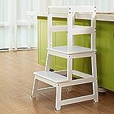 Wiifo Kids Kitchen Step Stool with Safety