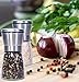 Anca Demi 2 Set of Salt and Pepper grinders - Stainless Steel Pepper Mills and Grinder Set with Adjustable Coarseness