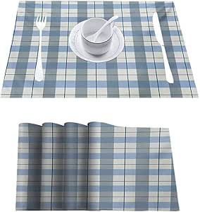 Alfombrilla de mesa antideslizante para mesa de comedor, 10 unidades