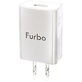 Furbo Pet Camera Power Adapter Mini (Non-Rotating Model) &ndash; Official USB-A Wall Plug, 5.2V/2A (10.4W), 1-Count