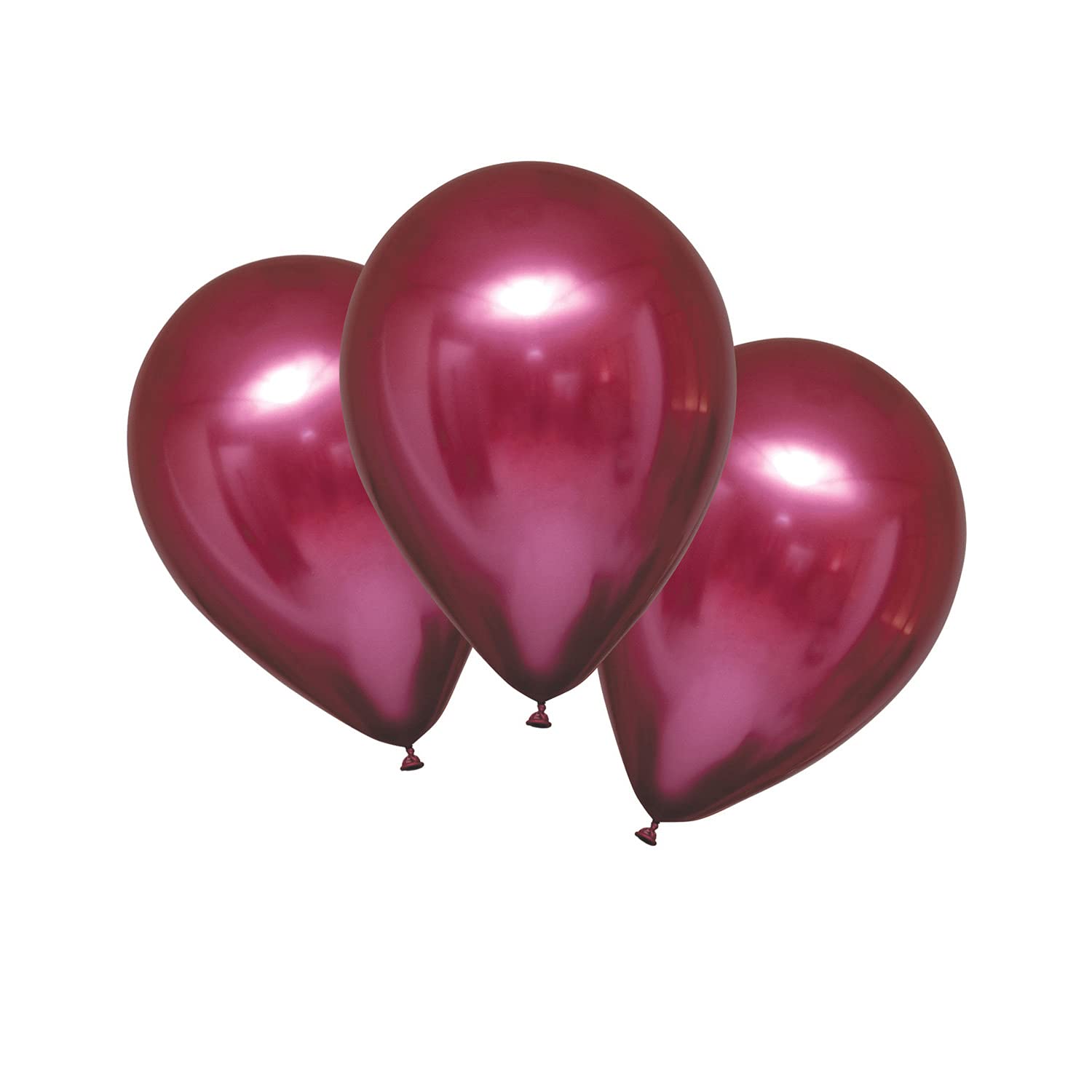 Amscan 9907179 - Pomegranate Red Satin Luxe 11 Inch Latex Balloons - 6 Pack