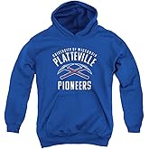 LOGOVISION University of Wisconsin-Platteville Official Pioneers Logo Youth Kids Boy/Girls Pull-Over Hoodie Sweatshirt
