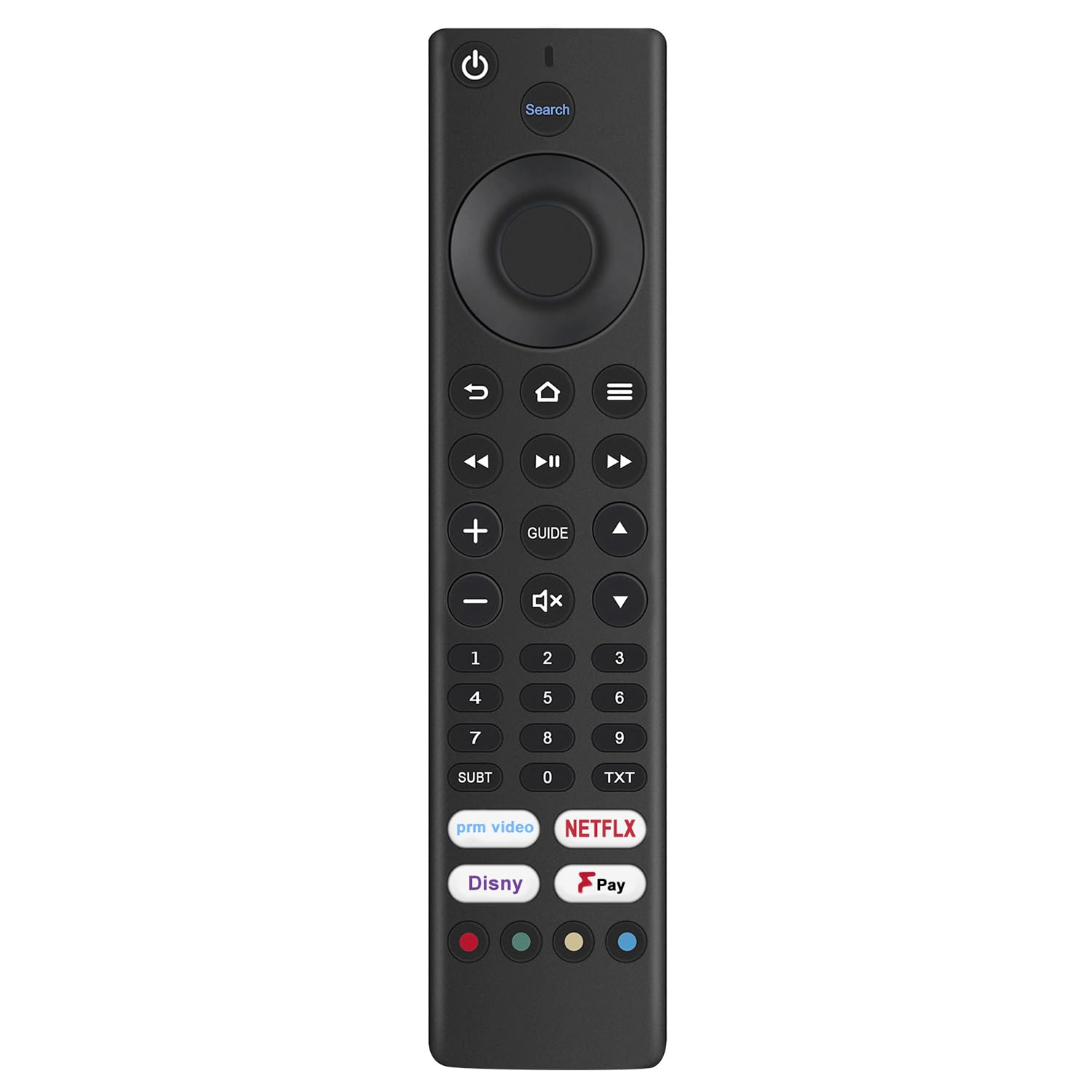Replacement Universal IR Remote Control F4320AFR F4020AFR RM-C3255 Fit for Ferguson JVC TV Edition NO Voice Search IR Remote