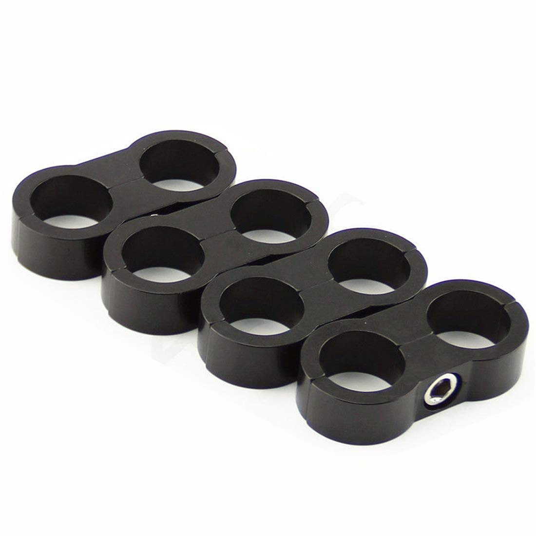 Clamps Sleeving Fuel Line Mounting Clamps Aluminum Hose Fitting