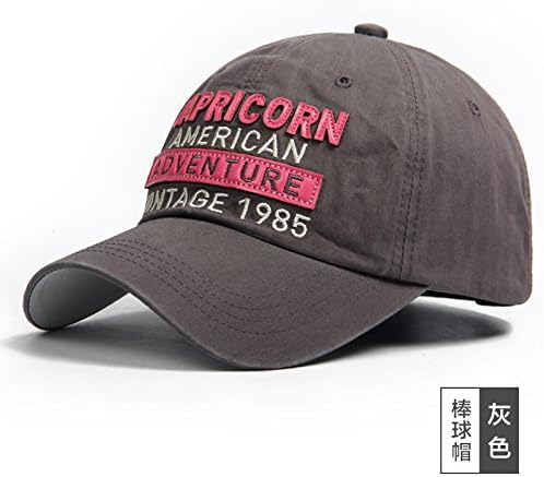YangR*The autumn and winter baseball cap tide hats men outdoor sunscreen cap leisure cap letters cap female visor , Gray