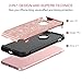 iPhone 8 Case,iPhone 7 Case,BENTOBEN Sparkly Glitter Luxury 2 in 1 Slim Hybrid Hard PC Girls Women Cover with Shiny Leather Shockproof Protective Case for Apple iPhone 8/7(4.7 inch),Rose Gold&Pink