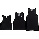 90 Degree By Reflex 3-Pack Seamless Ribbed Tank Tops for Women | Short Length, Mid Length, and Full Length Tank Varieties