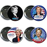 Hillary Clinton Round Button / Pin Combo Campaign Set 1