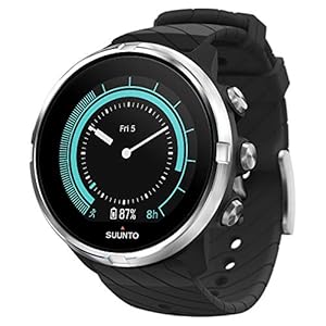 Suunto 9 GPS-sporthorloge met lange batterijduur en polshartslagmeting, zwart, SS050142000