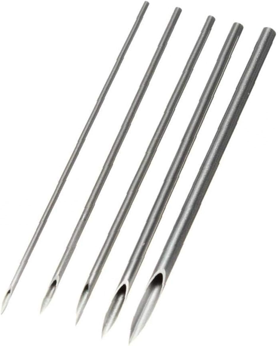 100 Stück Sterile Piercing-Nadeln – Edelstahl-Einwegkanülen In 5 Größen (12G Bis 20G)