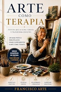 Livro ARTE COMO TERAPIA: Pintura que acalma a mente e transforma emoções