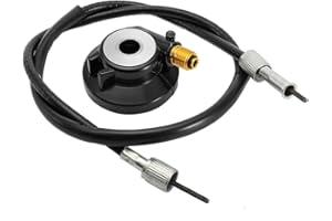 AKOZON 12mm Speedometer Drive Gear with Cable GY6 Scooter Parts