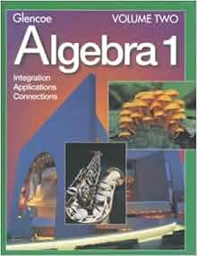 Algebra 1 Integration Applications And Connections