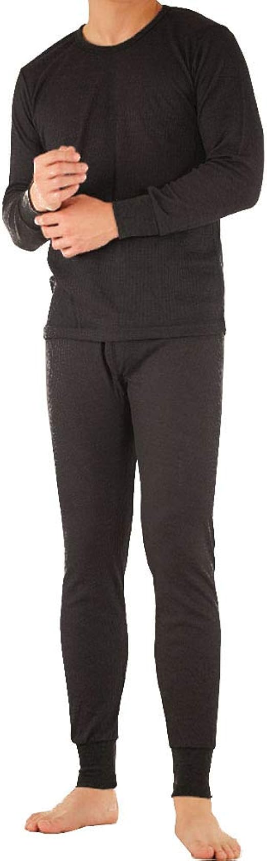 SLM ThermaTek Men's Cotton Thermal Long Johns Underwear Two Piece Set