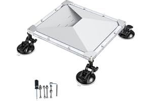 Starlink Mini Mount with Protective Cover & Heavy-Duty Suction Cup – Waterproof 3-in-1 Holder for Car, RV, Boat, Truck – Secu