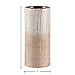 Amazon Brand - Rivet Rustic Round Stoneware Indoor Outdoor Flower Plant Home Decor Cylinder Vase, 4