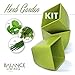 Balance Living Herb Seeds Growing Kit - Set of 3 pots and organic soil