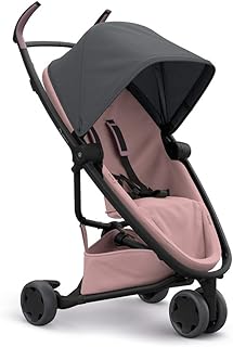 Quinny Zapp Flex Stylischer Komfort-Drei Räder Buggy, mit vielen Extras, leicht, kompakt faltbar, ab der Geburt nutzbar, graphite on blush