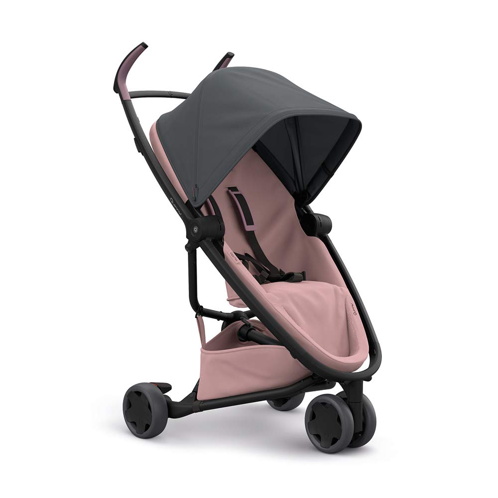 Quinny Zapp Flex Stylischer Komfort-Drei Räder Buggy, mit vielen Extras, leicht, kompakt faltbar, ab der Geburt nutzbar, graphite on blush